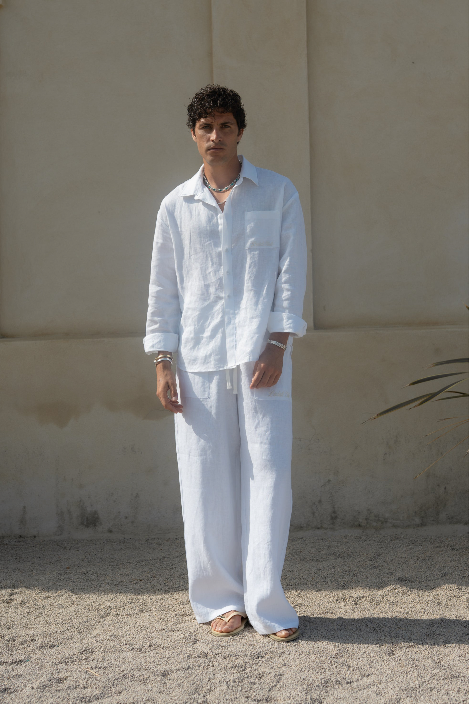 Formentera Linen Shirt | White