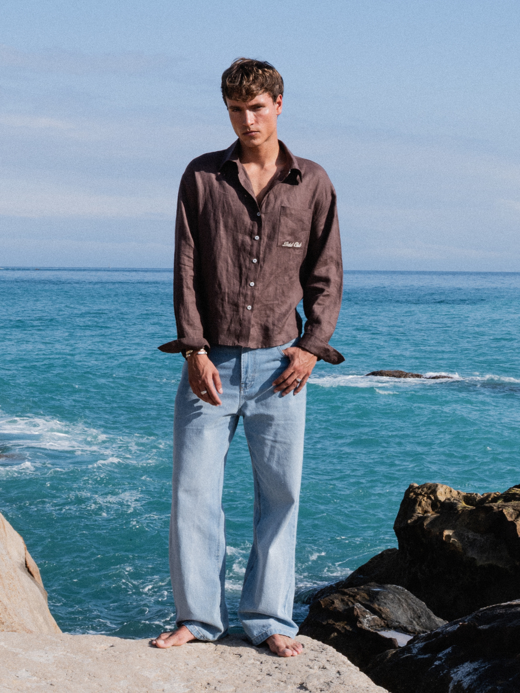 Formentera Linen Shirt | Brown