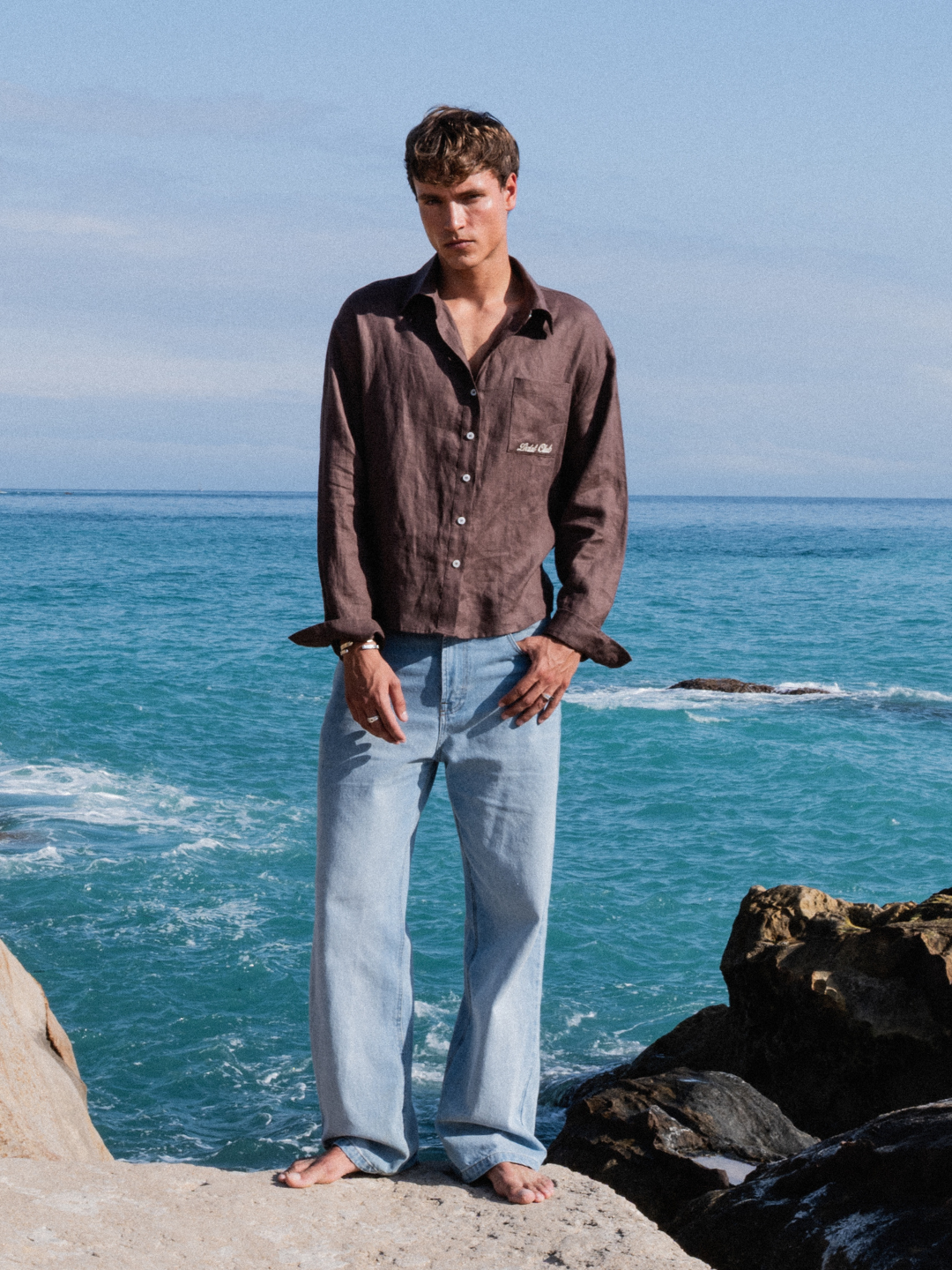Formentera Linen Shirt | Brown