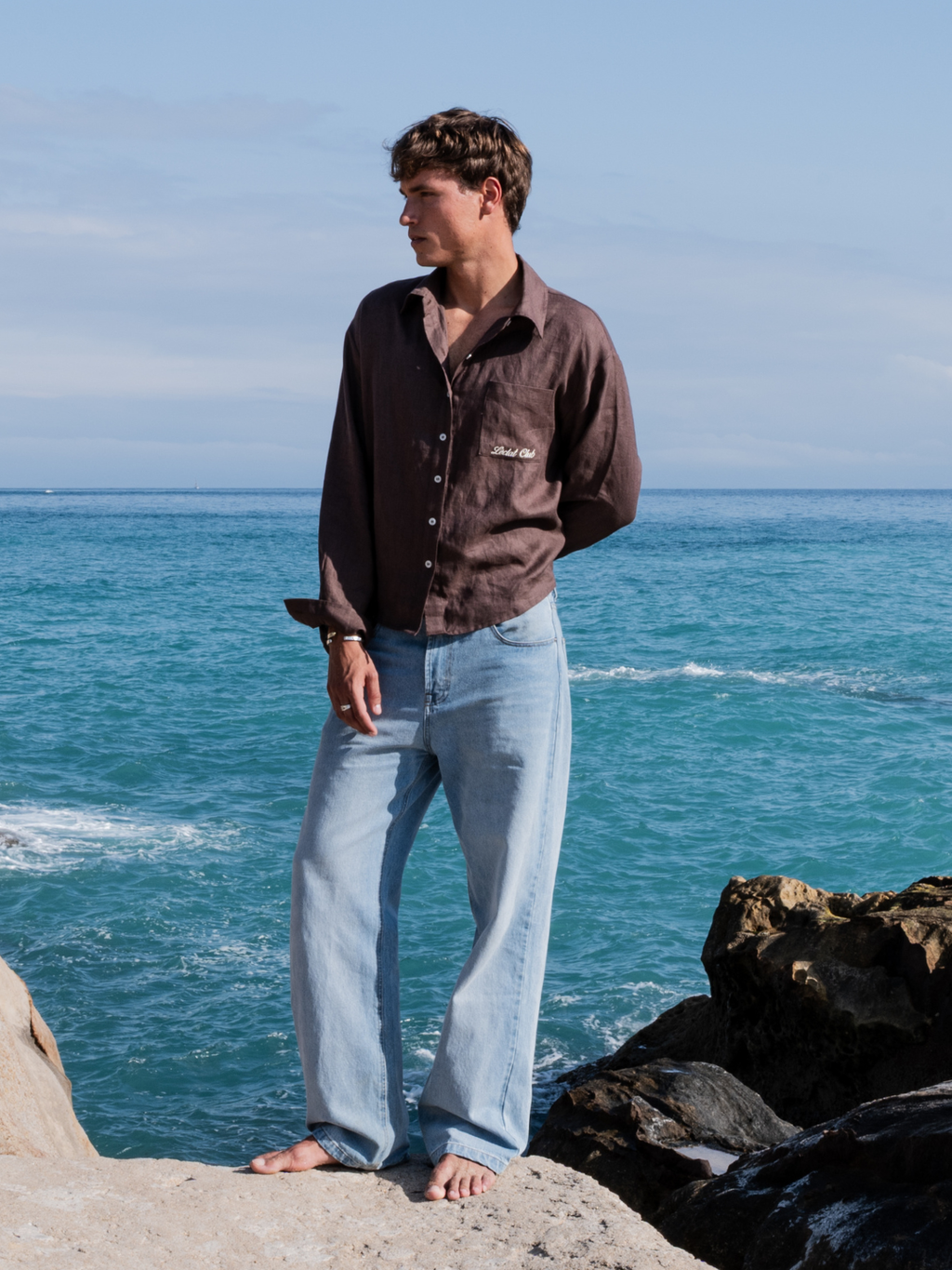 Formentera Linen Shirt | Brown