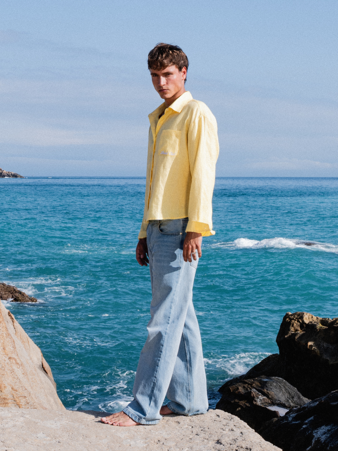Formentera Linen Shirt | Yellow