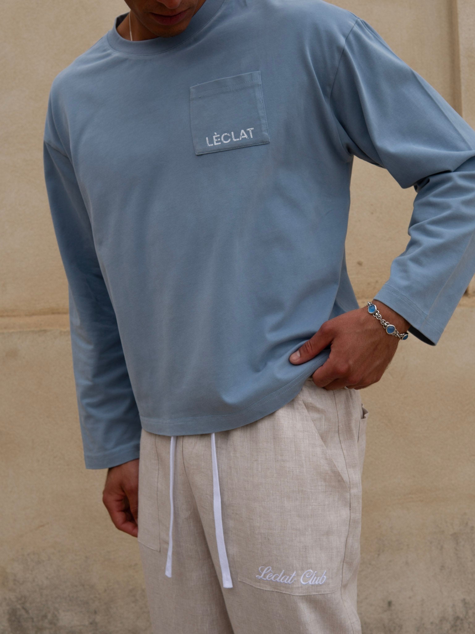 Marinière Longsleeve | Baby Blue
