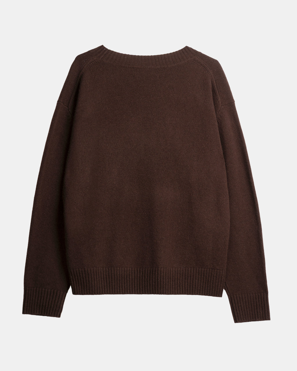 Refined Cashmere Sweater | Brown
