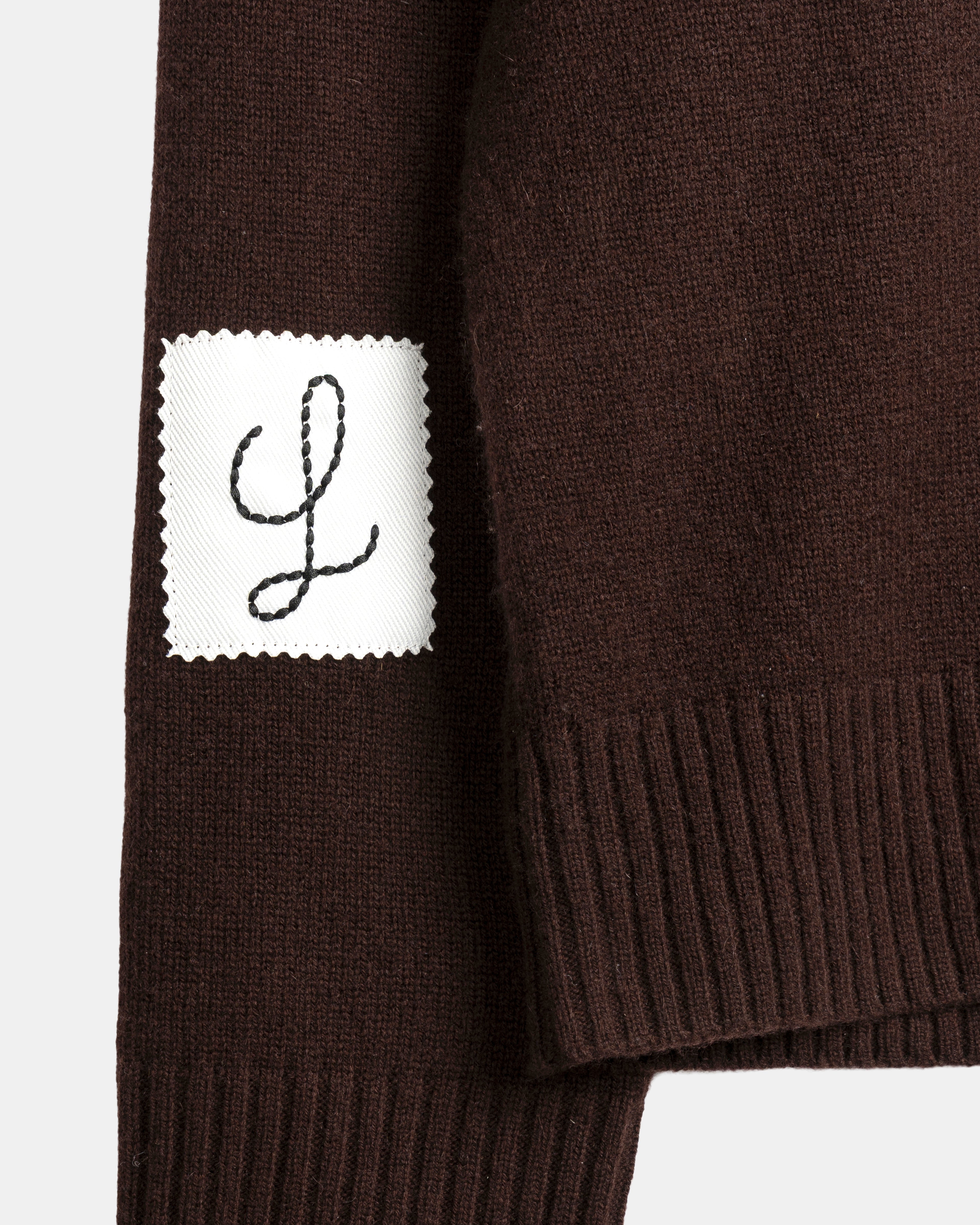 Refined Cashmere Sweater | Brown