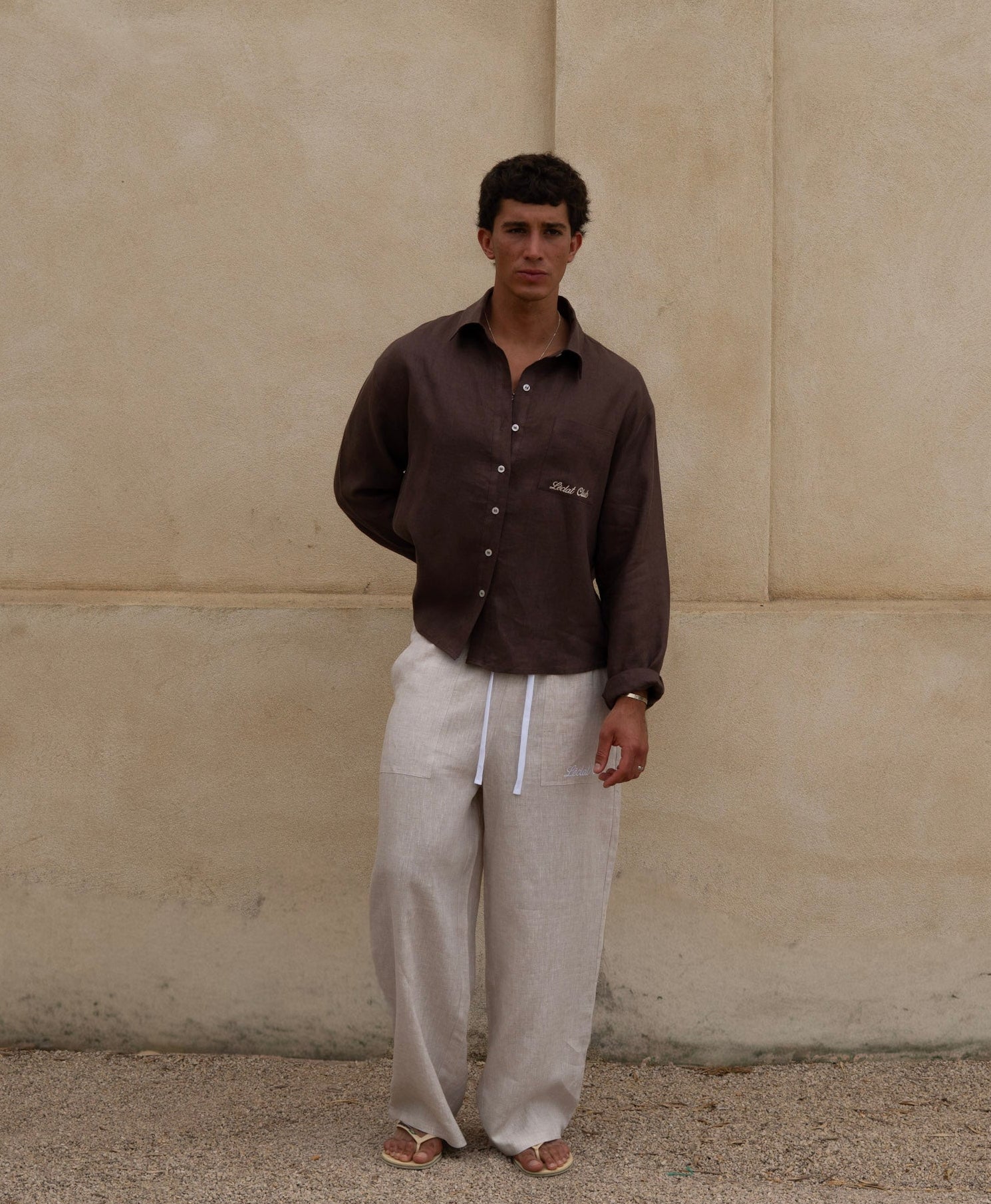 Formentera Linen Shirt | Brown