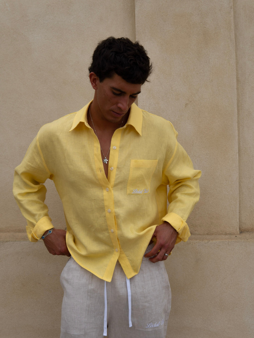 Formentera Linen Shirt | Yellow