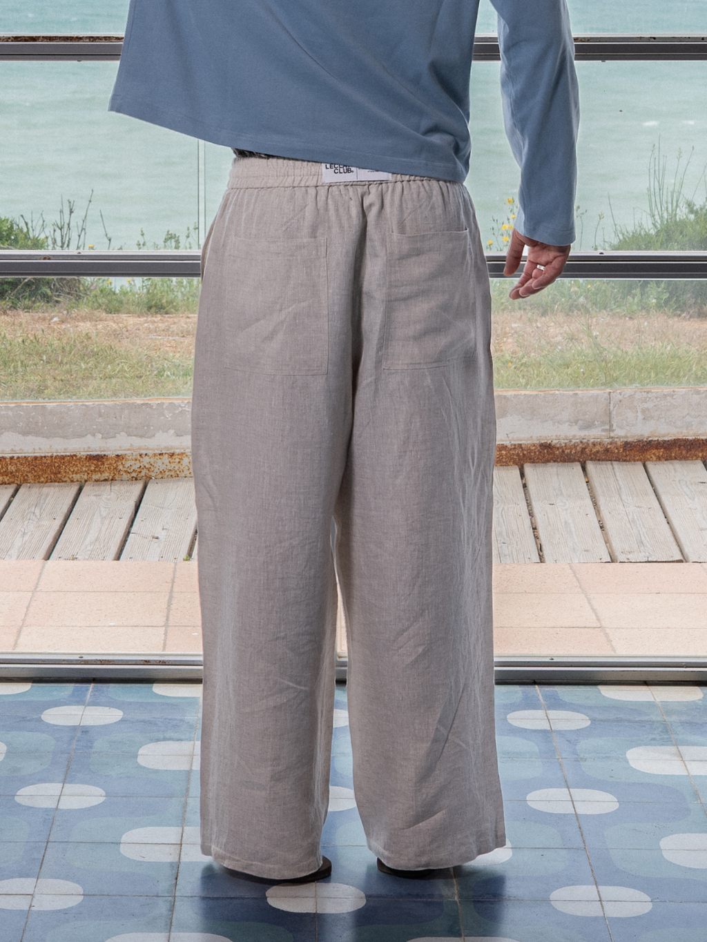 Tarida Linen Pants | Beige