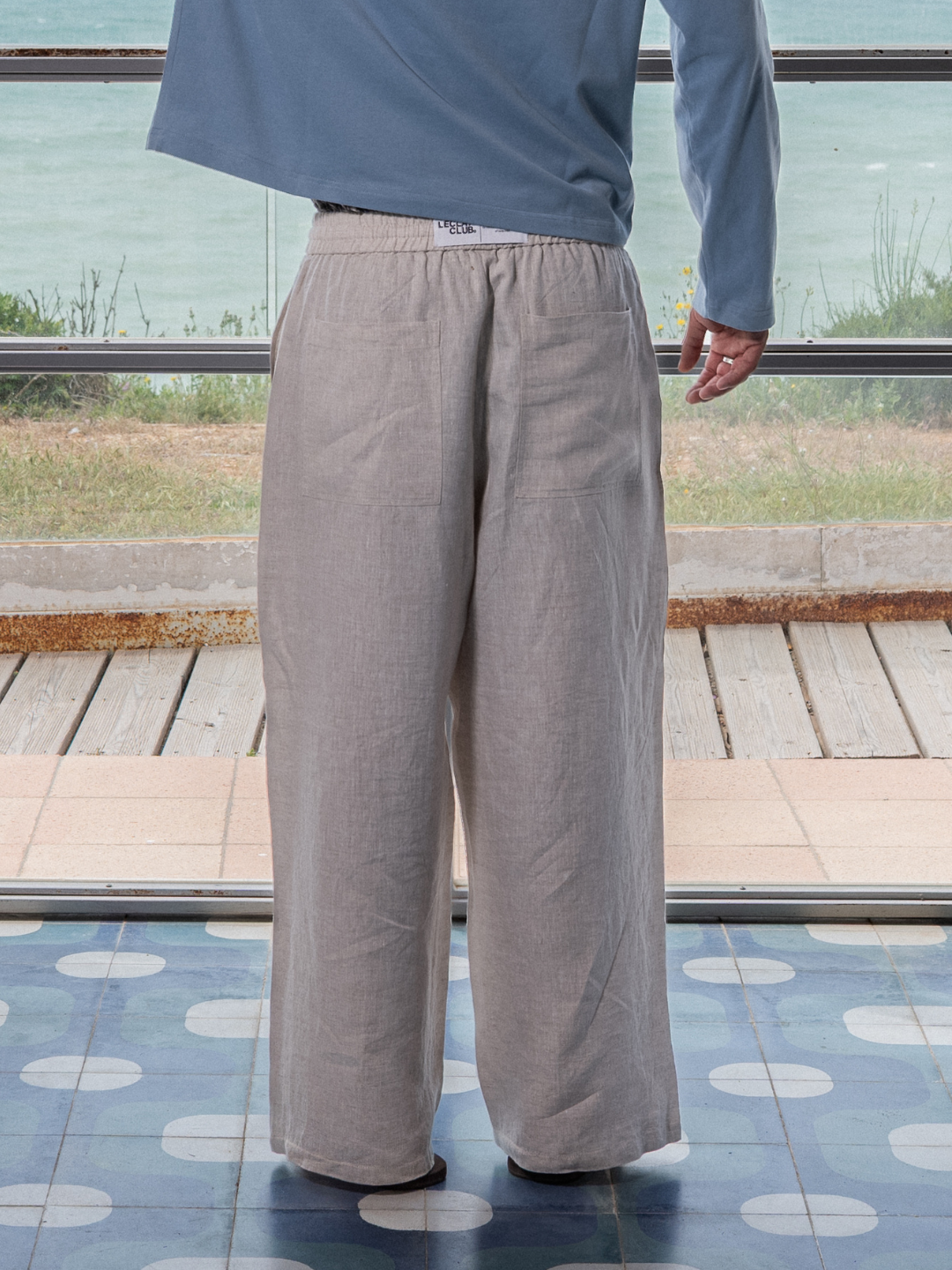 Tarida Linen Pants | Beige