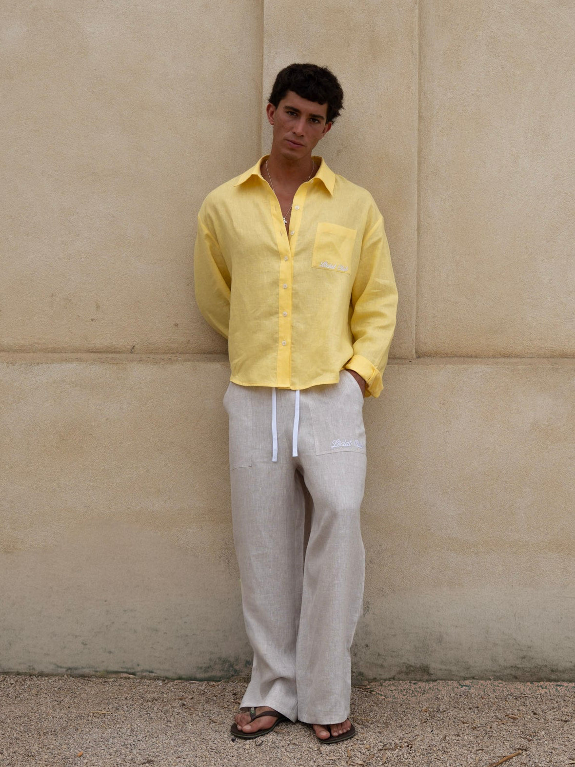 Formentera Linen Shirt | Yellow