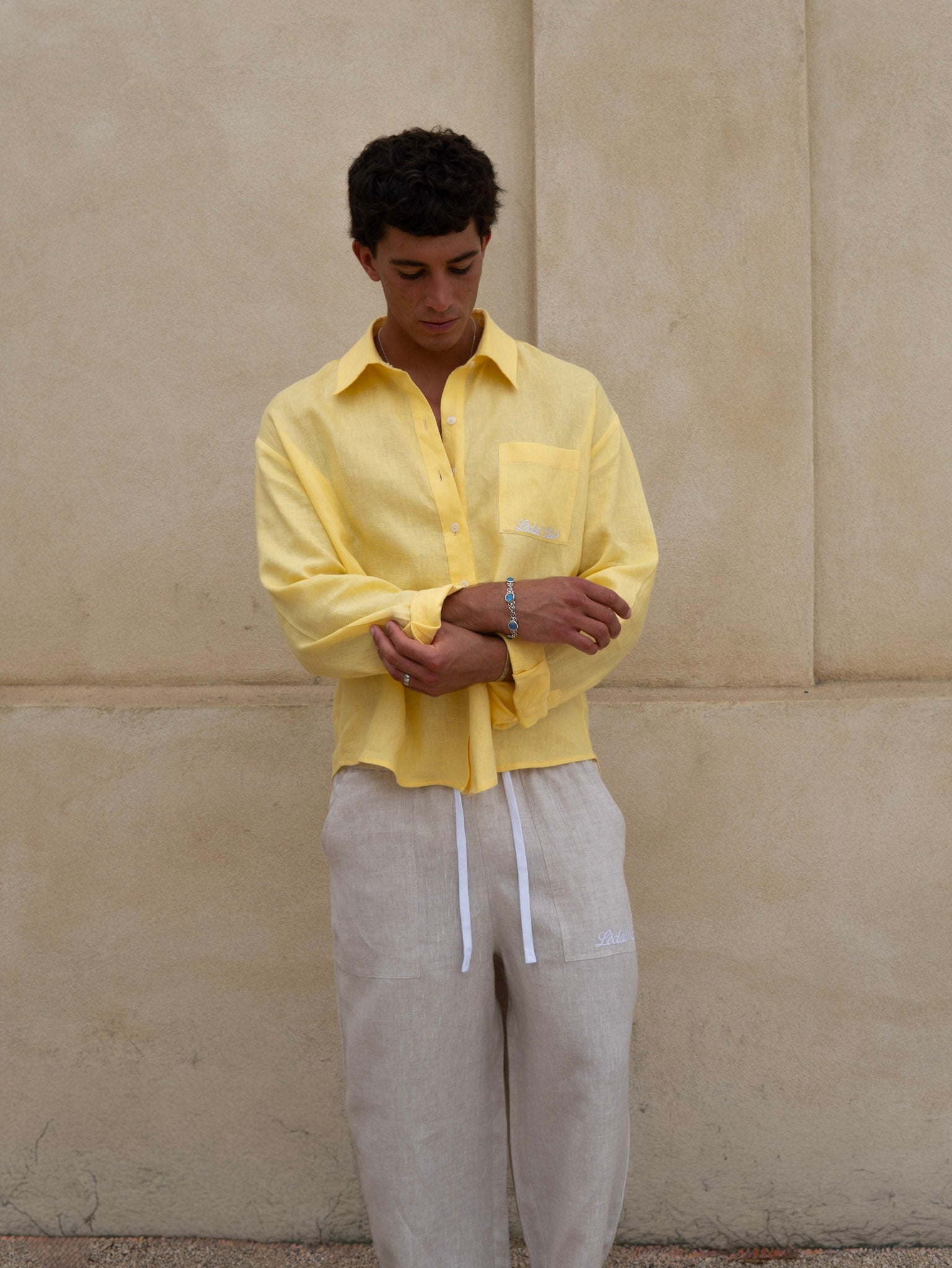 Formentera Linen Shirt | Yellow