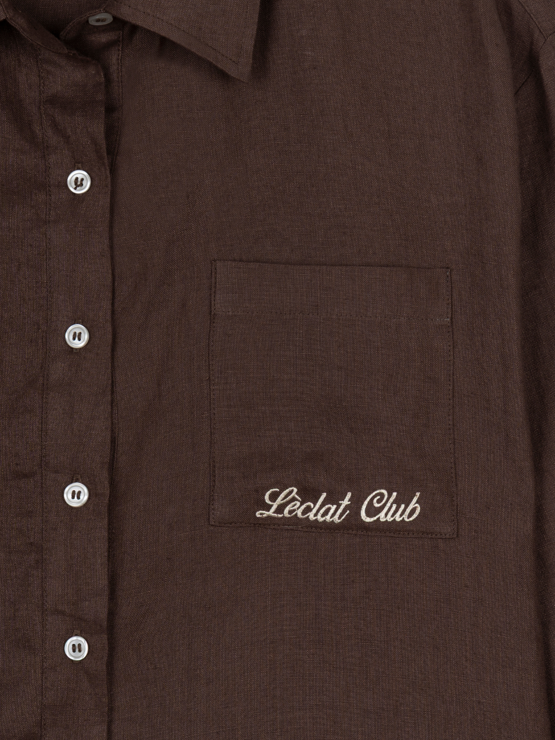 Formentera Linen Shirt | Brown