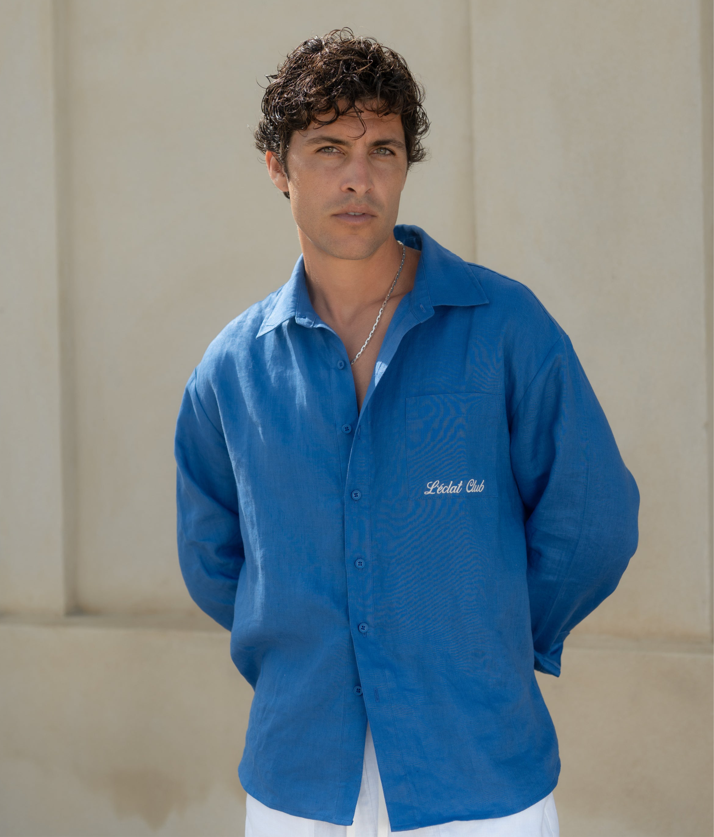 Formentera Linen Shirt | Blue