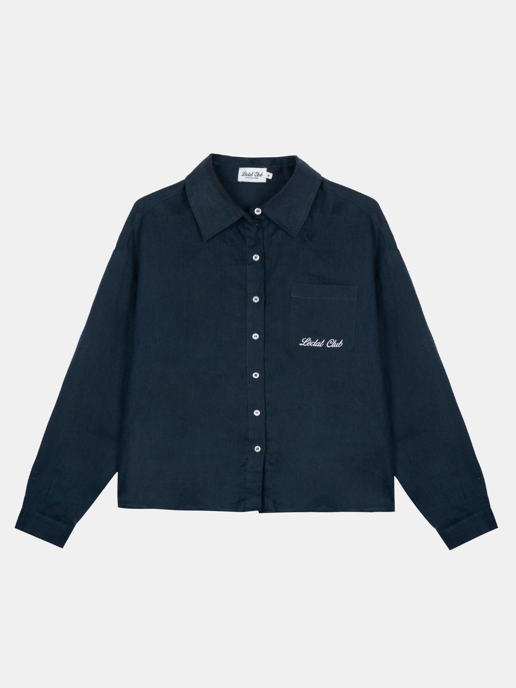 Formentera Linen Shirt | Navy Blue