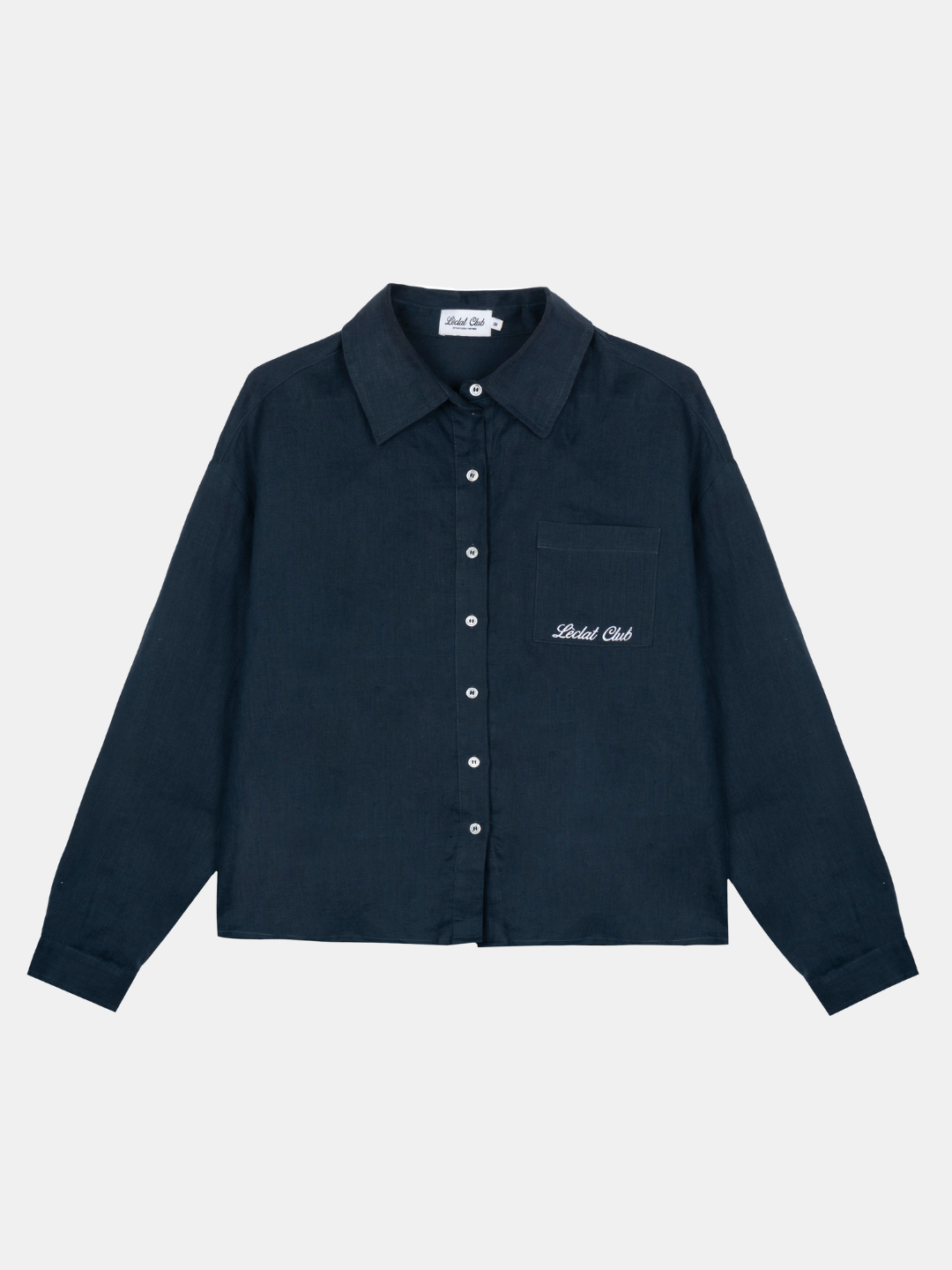 Formentera Linen Shirt | Navy Blue