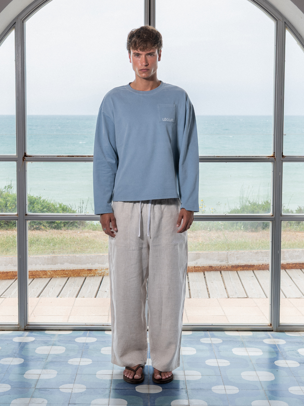 Marinière Longsleeve | Baby Blue