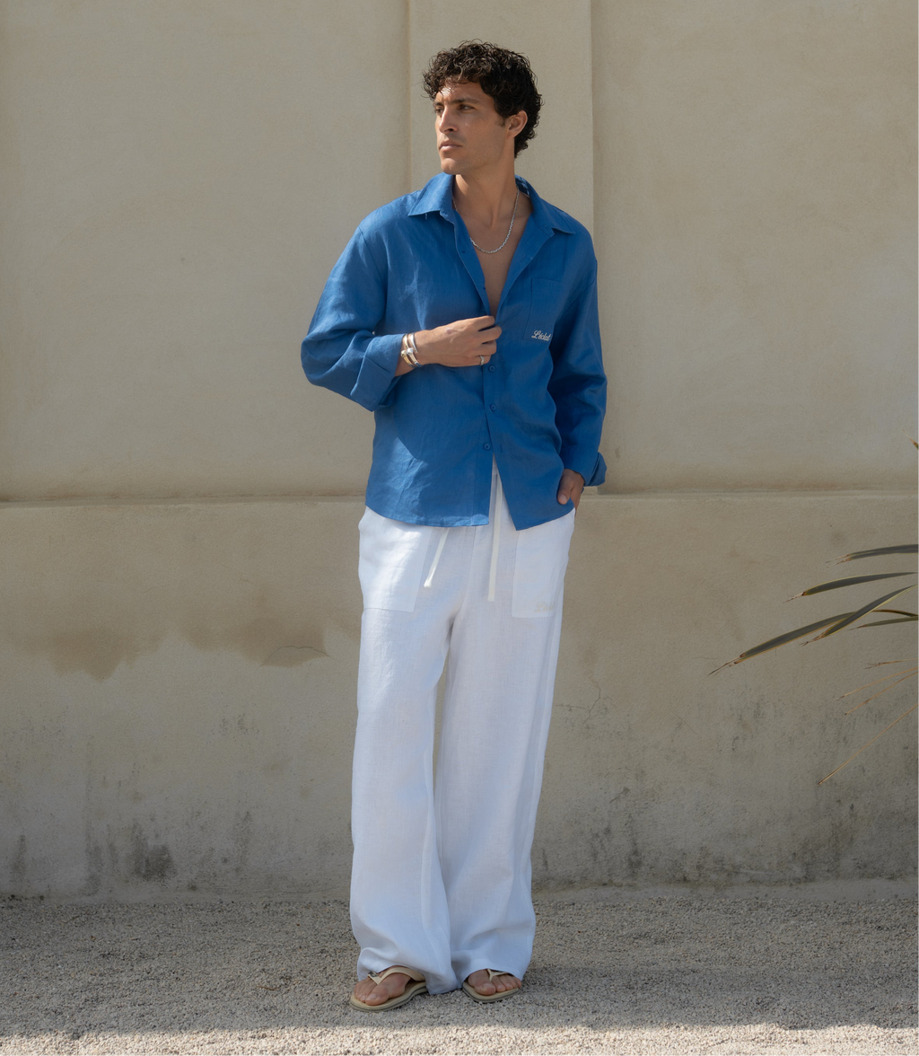 Formentera Linen Shirt | Blue