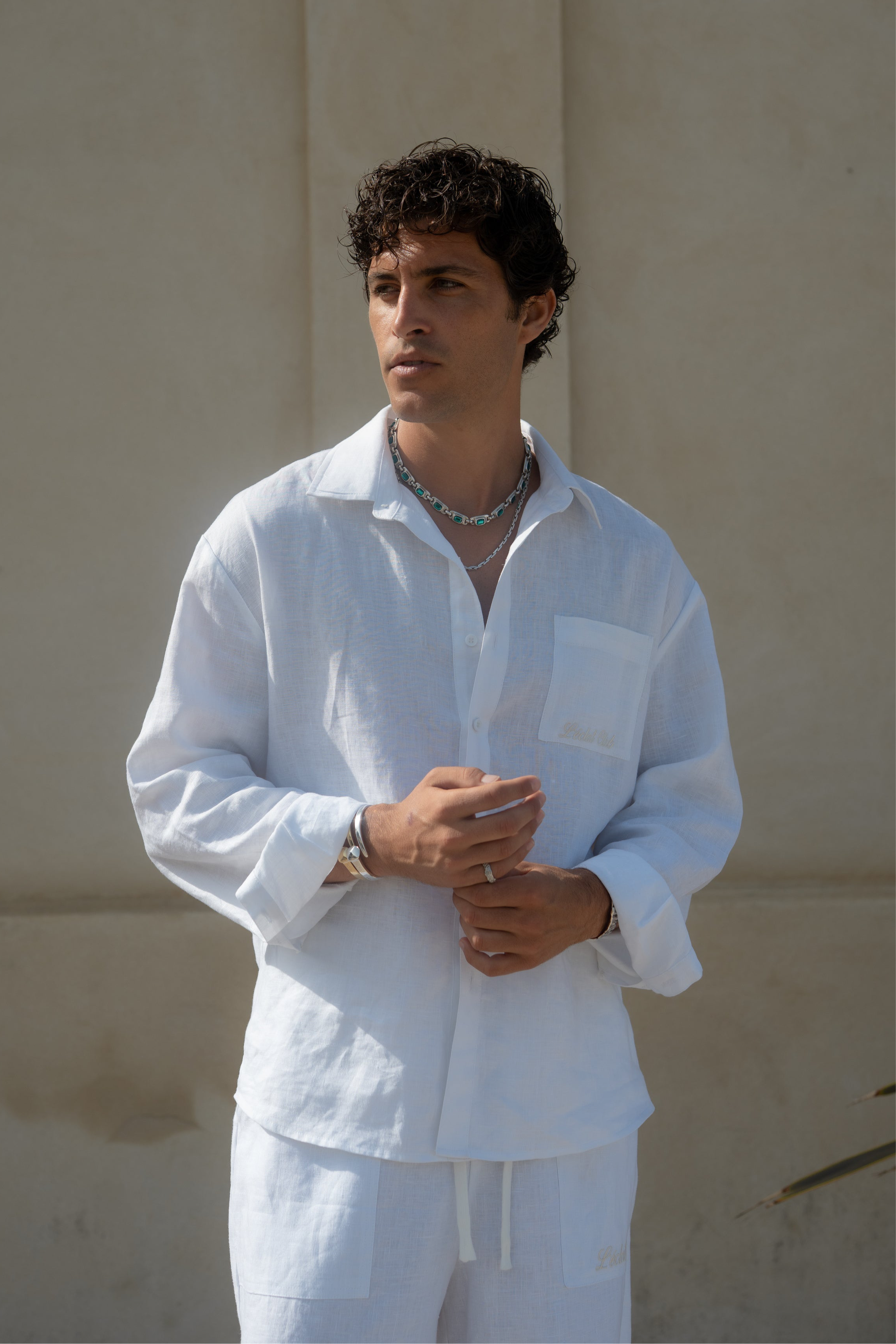 Formentera Linen Shirt | White