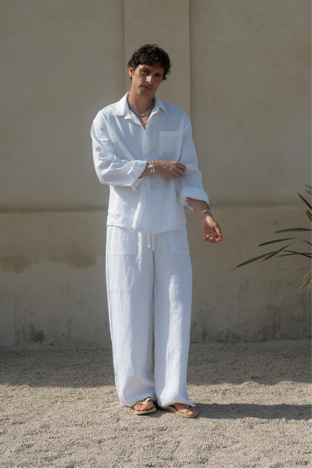 Formentera Linen Shirt | White