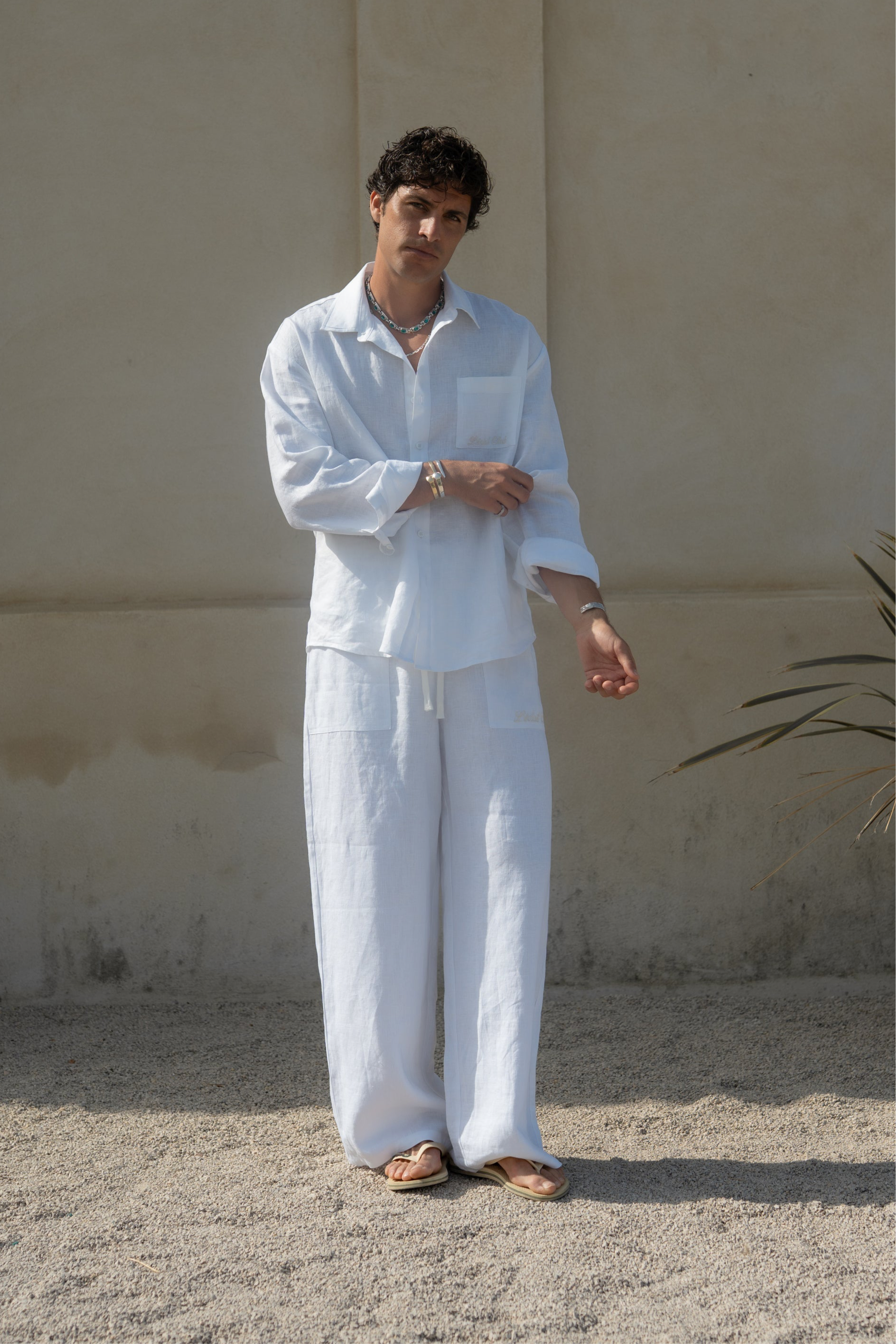 Formentera Linen Shirt | White