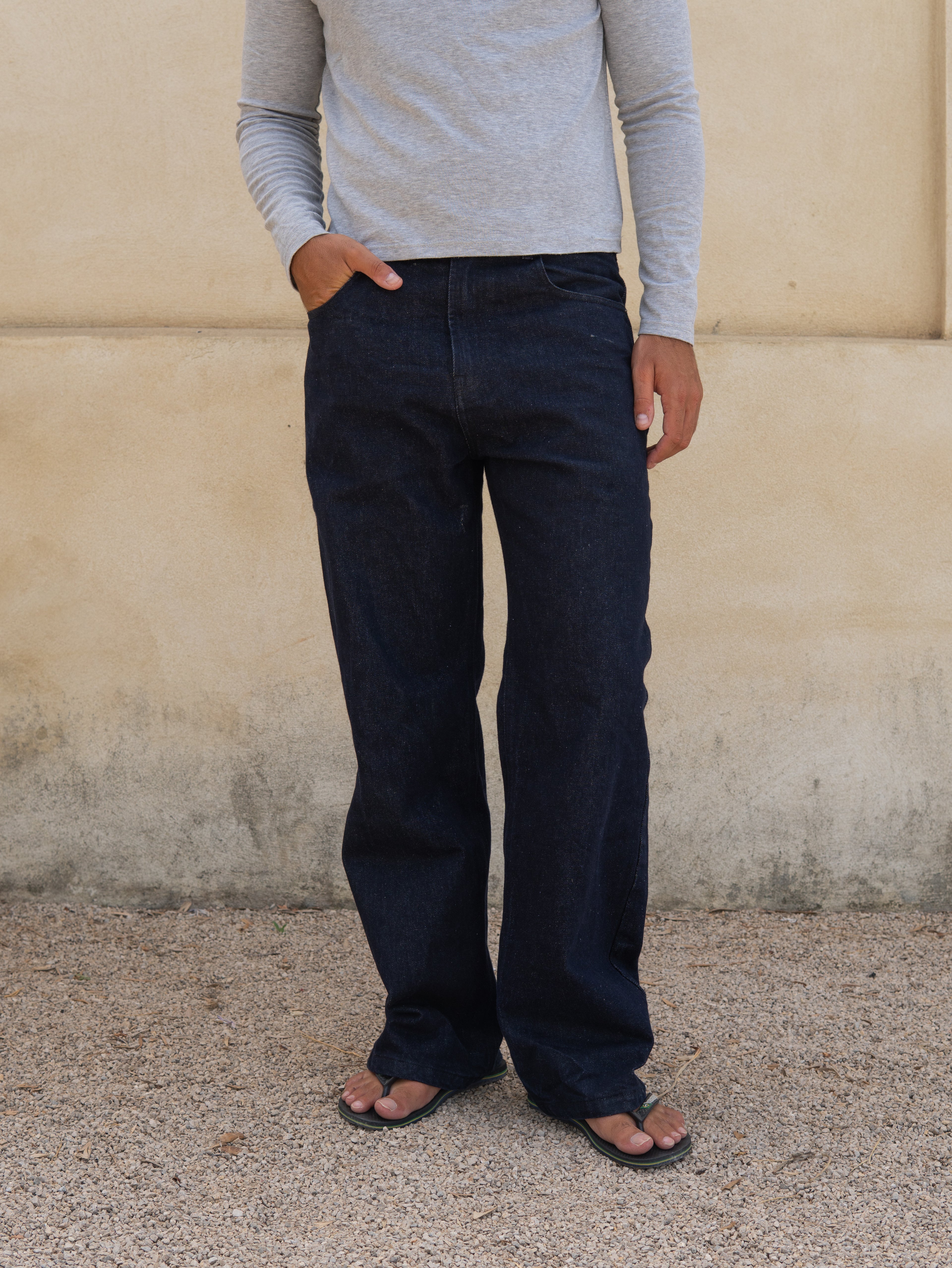 Daily Essential Jeans | Dark blue