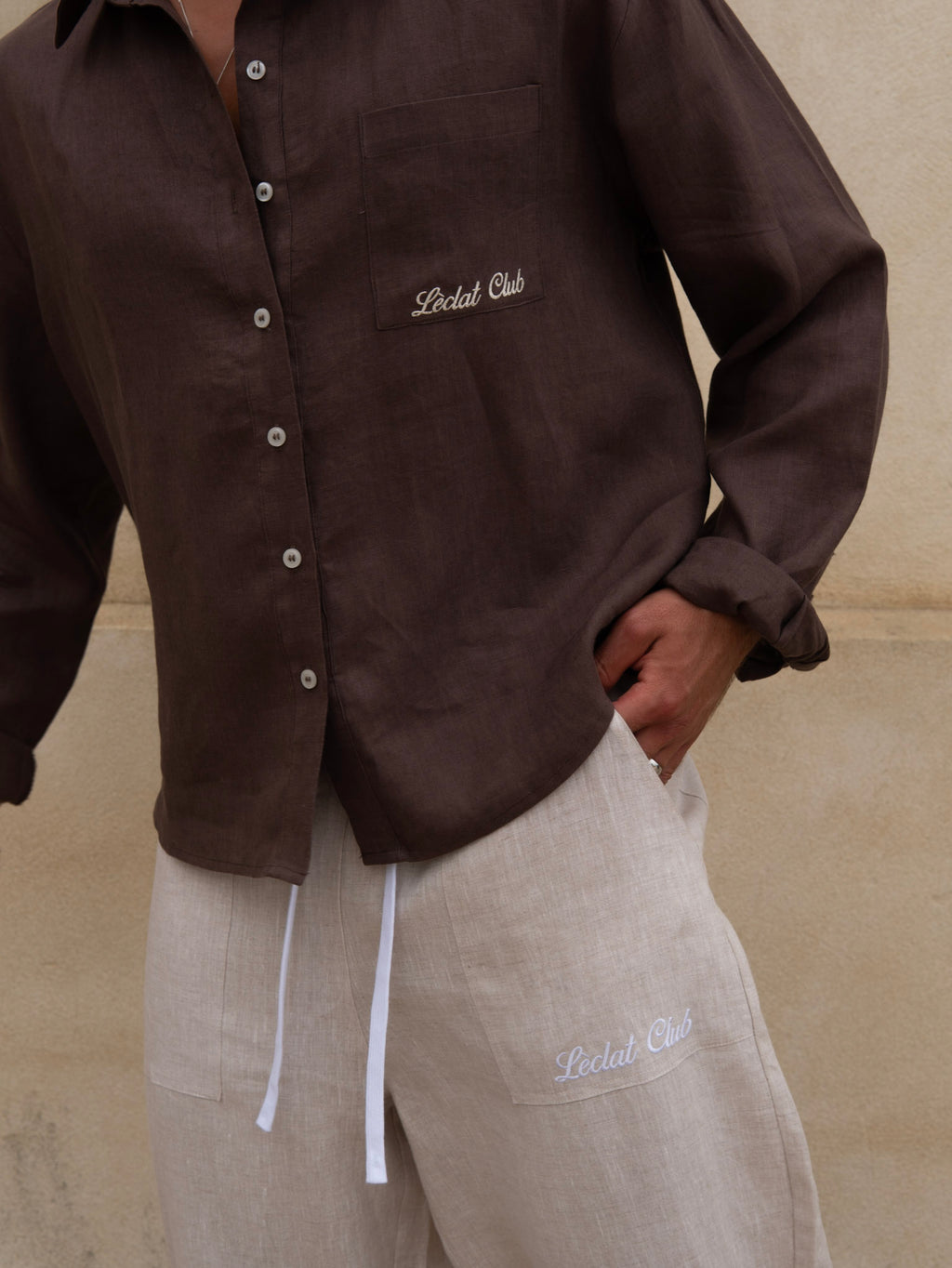 Formentera Linen Shirt | Brown