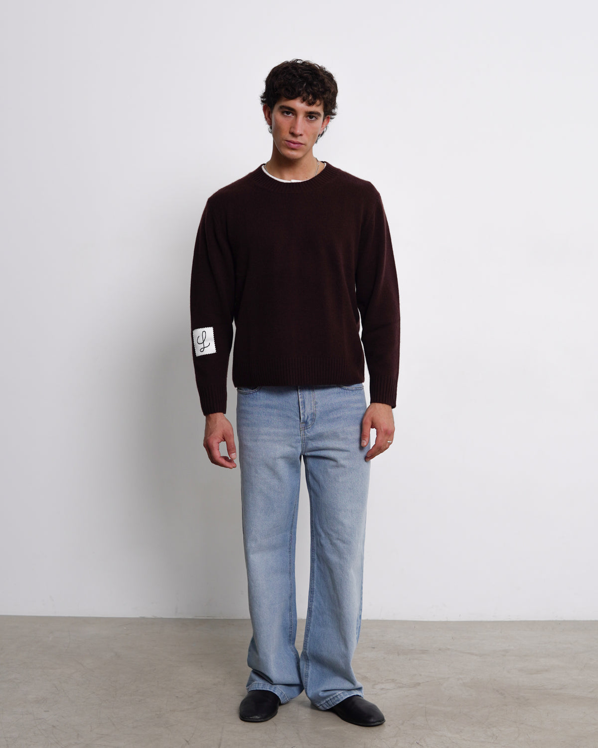 Refined Cashmere Sweater | Brown