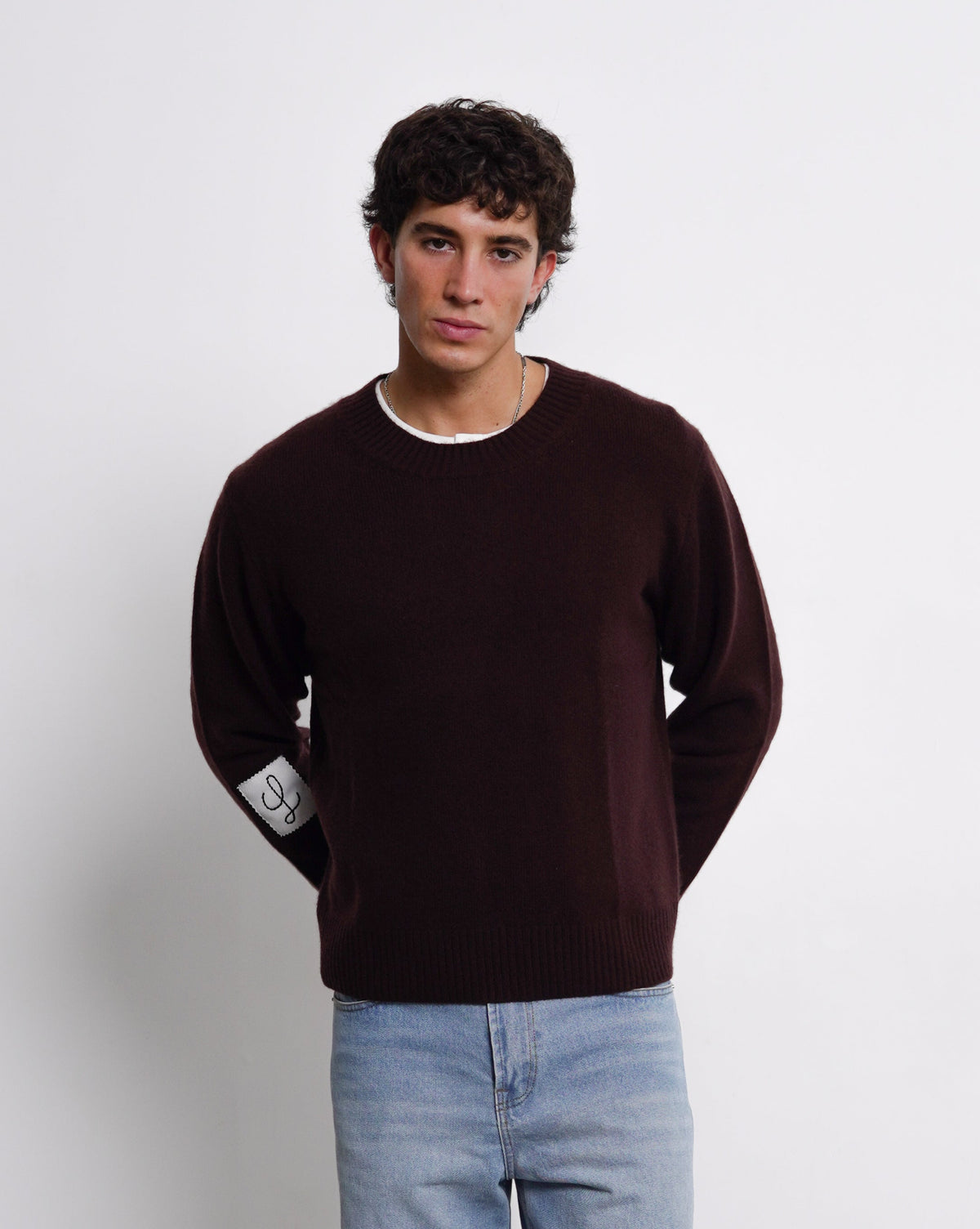 Refined Cashmere Sweater | Brown