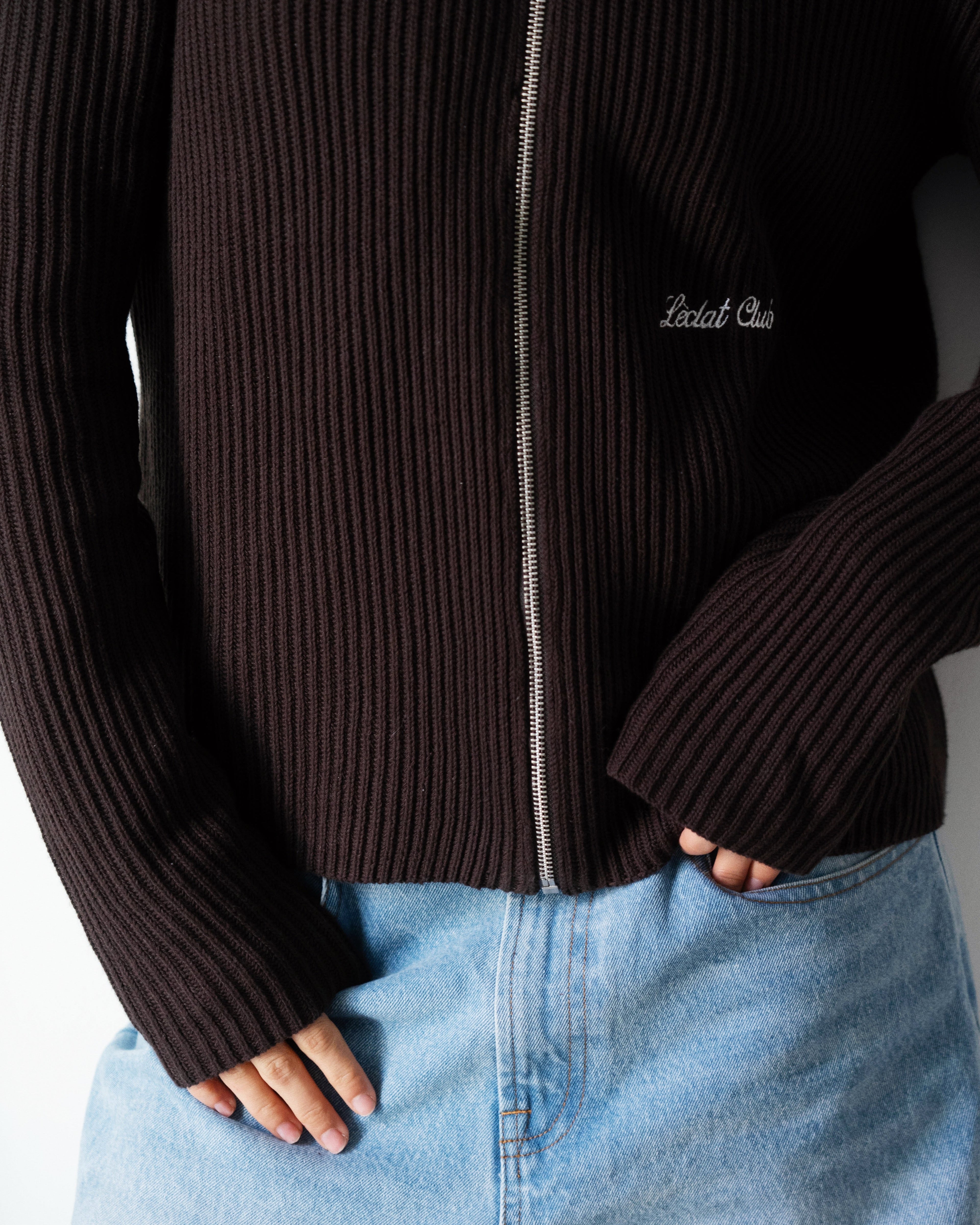Maison Zip Knit