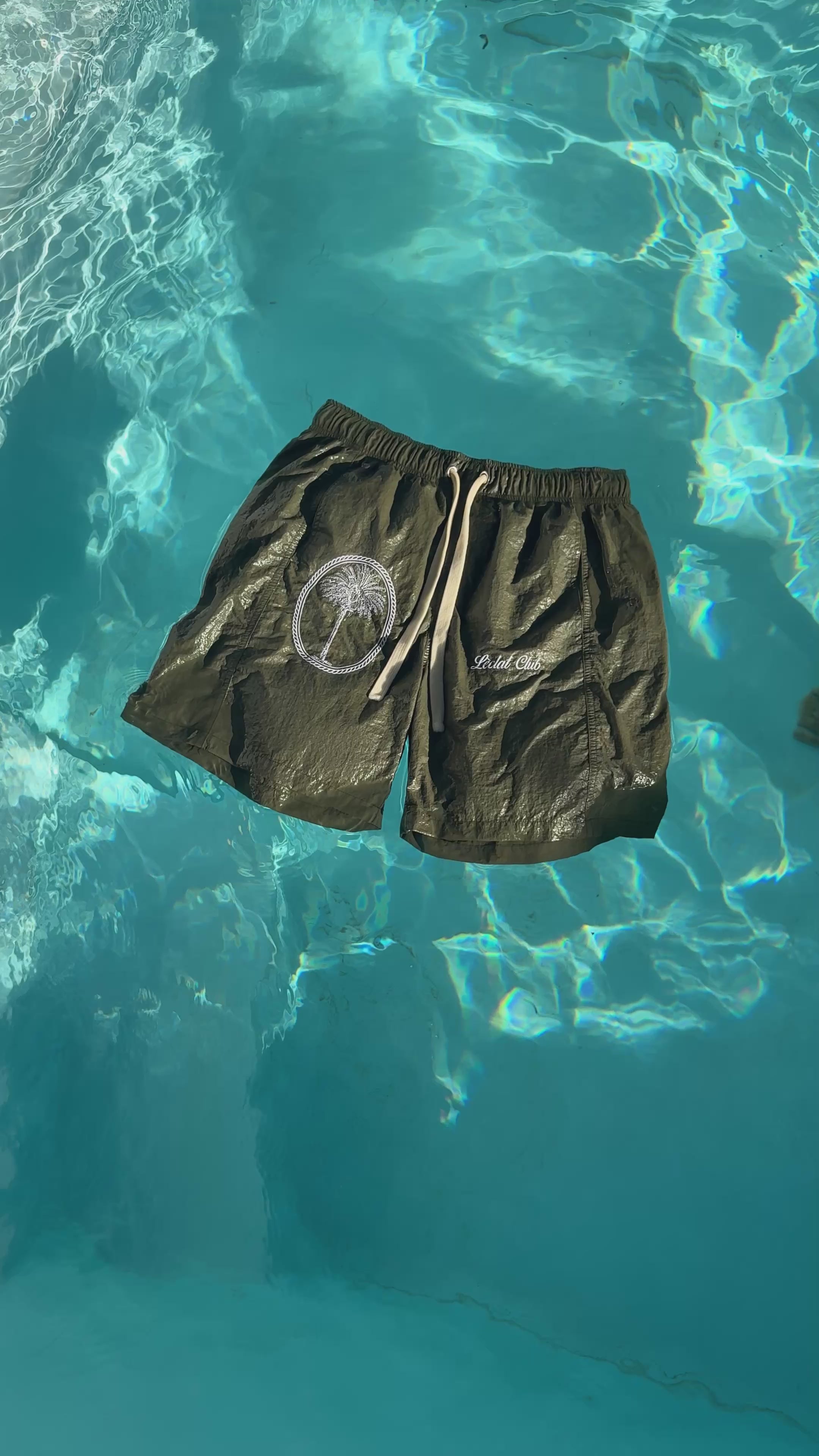 Riviera Swim Trunks | Olive Green